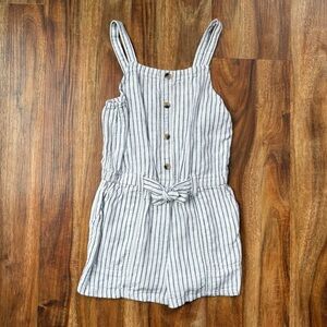 Old Navy Blue and White Jumpsuit